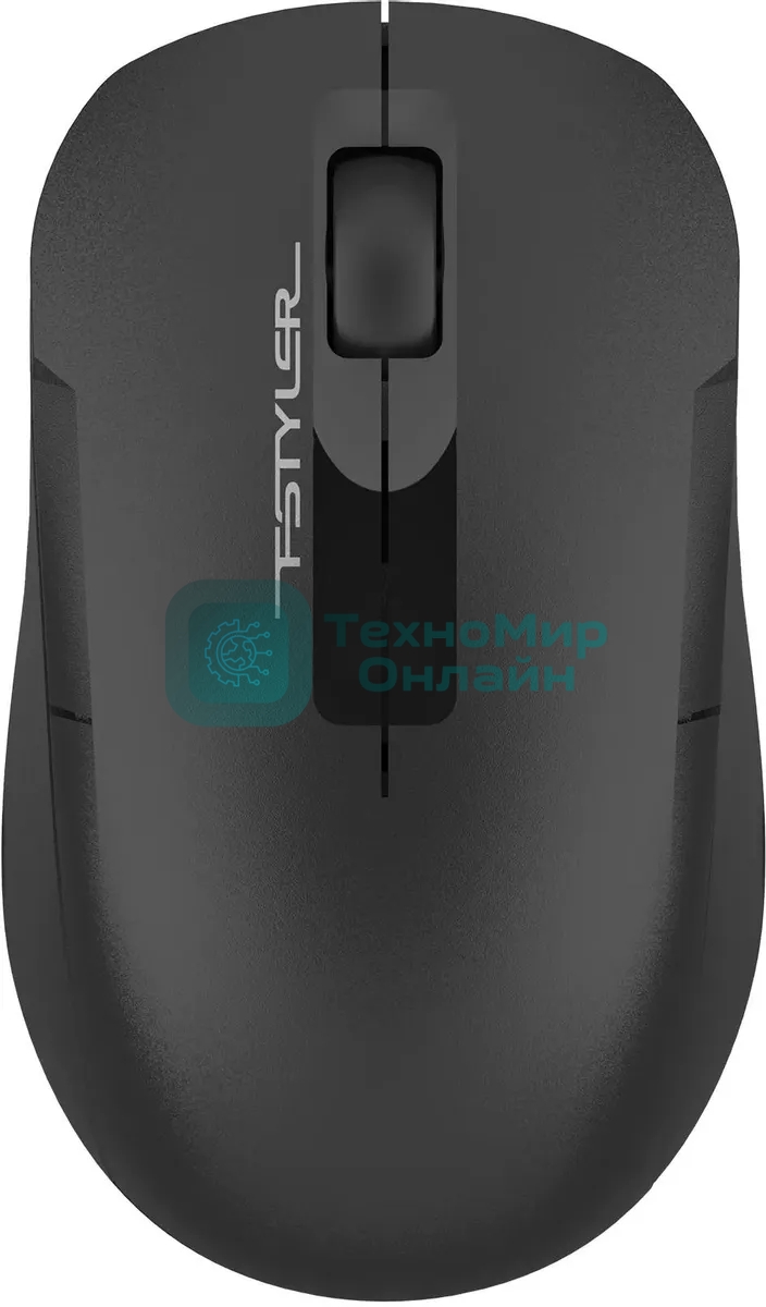 Мышь беспроводная A4Tech Fstyler FG15C Air2 черный, 1200 dpi, радиоканал, USB, кнопки - 3