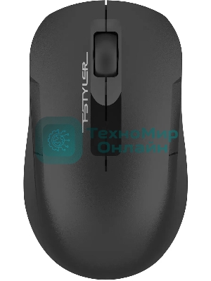 Мышь беспроводная A4Tech Fstyler FG15C Air2 черный, 1200 dpi, радиоканал, USB, кнопки - 3