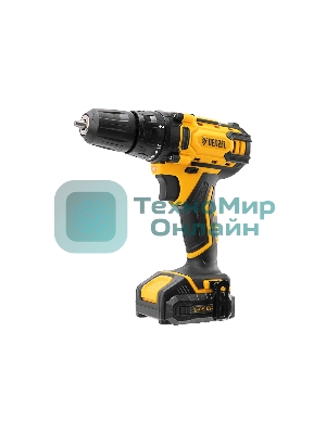 Дрель-шуруповерт аккумуляторная Denzel CDL-12-02BM, 12В, 2 АКБ