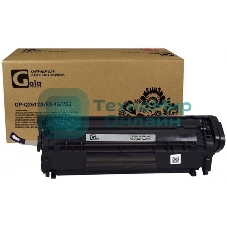 Картридж лазерный GalaPrint GP-Q2612A/703 черный (2000 стр) для HP LJ 1010/1012/1015/1018/1020/1022/3015/3020/3030/3050/3052/3055/M1005/M1005MFP/M1319/M1319MFP/Canon LBP 2900/3000