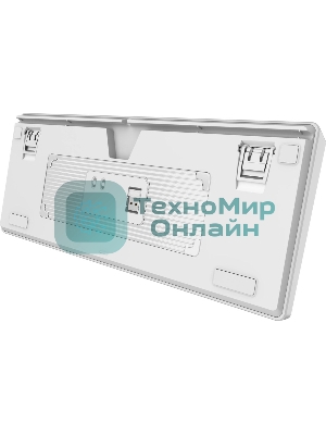 Клавиатура MSI Forge GK600 гибридная, Bluetooth, радиоканал, белый