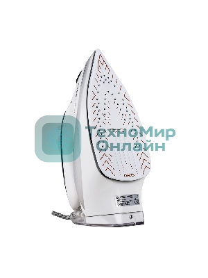 Утюг Centek CT-2334 белый/хром, 3200 Вт, 50 г/мин, 195 г/мин, 300 мл