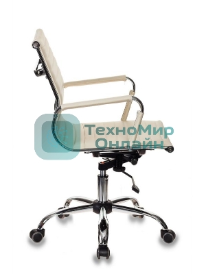 Кресло Бюрократ CH-883-LOW/IVORY слоновая кость, экокожа
