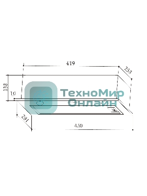 Вытяжка Weissgauff BOX 452 белый