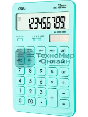 Калькулятор настольный Deli Touch EM01531 голубой 12-разр.