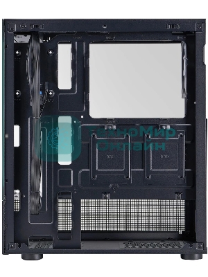Компьютерный корпус 1STPLAYER MIKU Mi7-A ARGB Black, ATX, 3x120мм ARGB fans