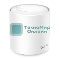 Бесшовный Mesh роутер AX3000 Whole Home Mesh Wi-Fi 6 UnitSPEED: 574 Mbps at 2.4 GHz + 2402 Mbps at 5 GHzSPEC: 2× Internal Antennas, 3× Gigabit Ports (WAN/LAN auto-sensing), 2 Streams and HE160 for 5GHzFEATURE: Deco App, Router/AP Mode, IPv6, IPTV, HomeShield (Parental