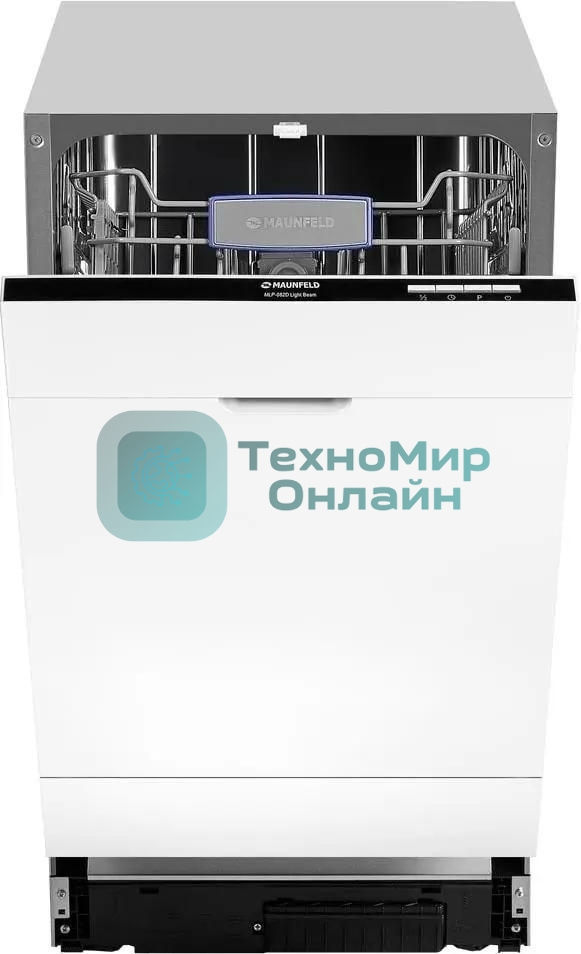 Встраиваемая посудомоечная машина Maunfeld MLP-082D Light Beam, серебристый, 44.8 см, 9 компл., 49 дБ, класс A++