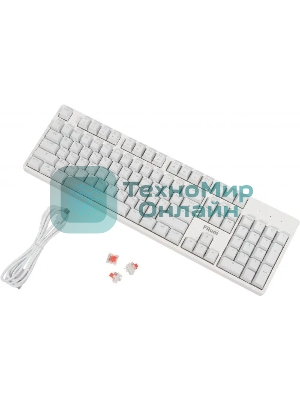 Клавиатура Filum FL-GKBM25 проводная, USB Type-C, белый