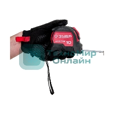 Рулетка с автостопом ЗУБР Автостоп 10м х 25мм