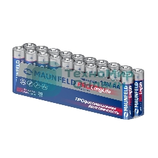 Батарейки Maunfeld PRO Long Life Alkaline AA (LR6) MBLR6-PB20, спайка 20 шт., 1.5 В