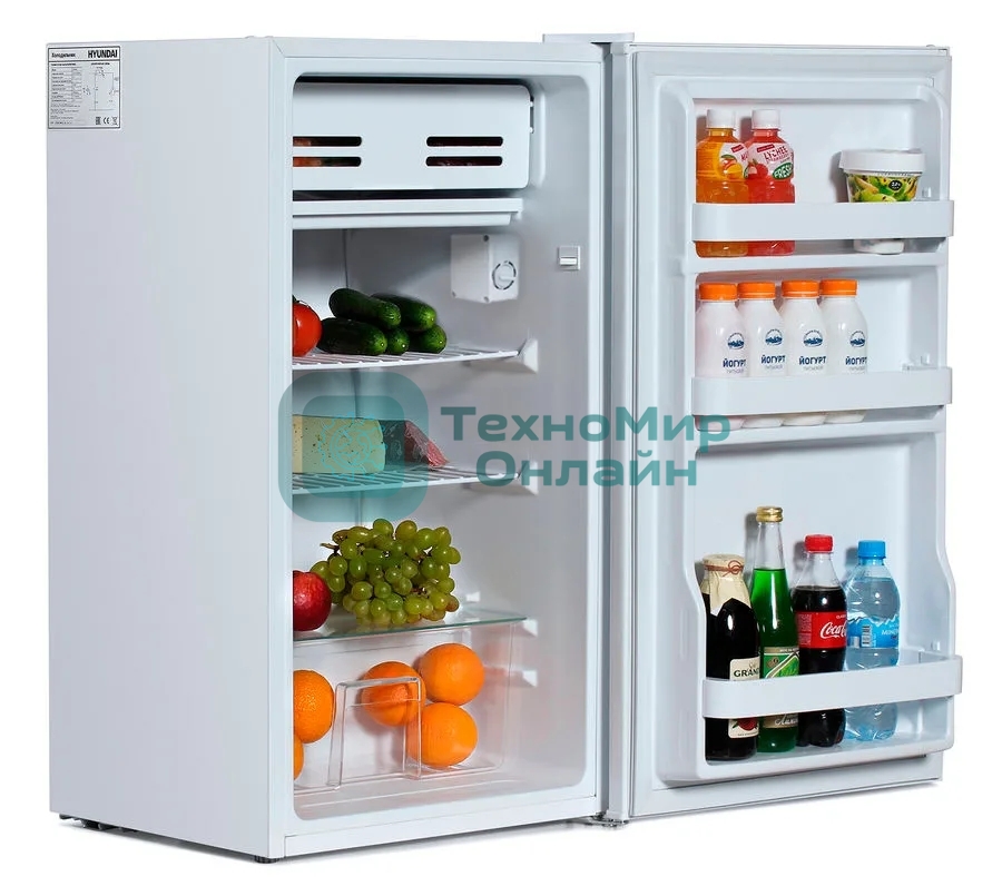Холодильник Hyundai CO10031H белый однокамерный 83л