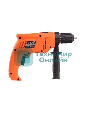 Дрель электрическая ударная PATRIOT FD 550HL, 600Вт, 3000об/мин, 44800уд/мин, макс.диаметр сверления 13мм, быстрозажимной патрон