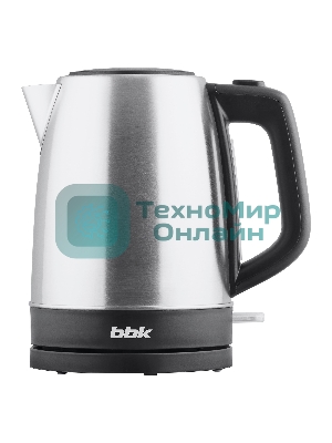 Чайник электрический BBK EK1765S черный/нержавеющая сталь, 1.7 л, 1850-2200 Вт