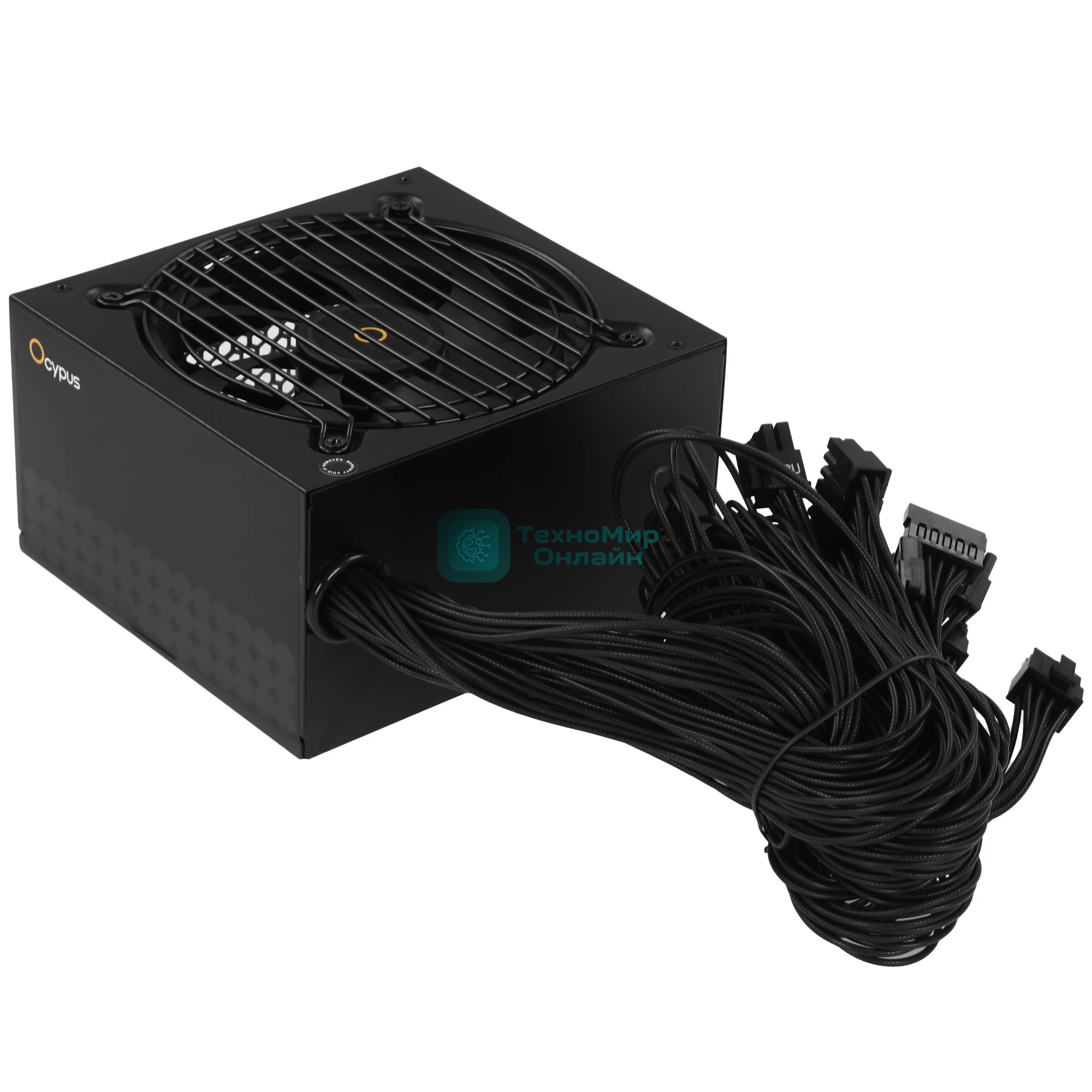 Блок питания 650W Ocypus Gaммa P650 BK (ATX, 80 PLUS, APFC, 20+4 pin, 120мм fan, PCI-E 6+2Px4, 6xSATA) (Gaммa-P650-W1HDBK024X-EU)