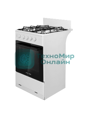 Плита газовая Maunfeld MGC50GEW08 белый, конфорок 4 шт, духовка 59 л, 50 см x 88 см x 65 см
