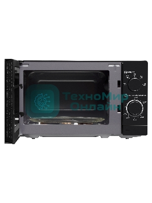 Микроволновая печь BBK 20MWS-717M/B черный, 20 л, 700 Вт, переключатели - поворотный механизм