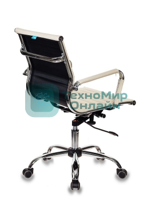 Кресло Бюрократ CH-883-LOW/IVORY слоновая кость, экокожа