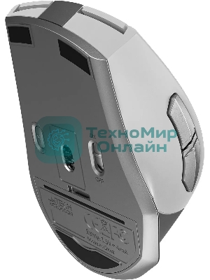 Мышь беспроводная A4Tech Fstyler FB35S белый/серый, 2000 dpi, радиоканал, Bluetooth, USB, кнопки - 5