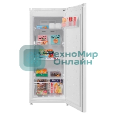 Морозильная камера Maunfeld MFFR116NFW, белый, 122л, 5 ящиков, 1 полка