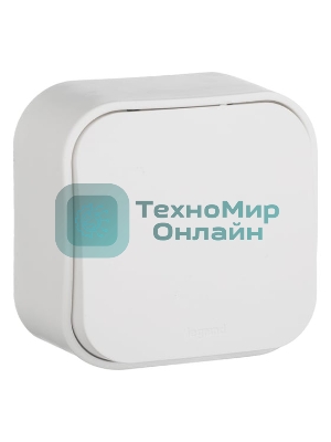 Выключатель Quteo 10A 1-клав., белый