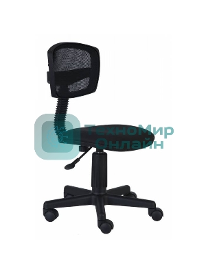 Кресло Бюрократ CH-299NX/15-21 черный, сетка, 120 кг, механизм качания
