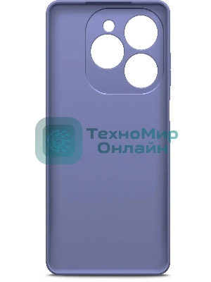 Чехол (клип-кейс) BoraSCO для Tecno Spark 20/20C/Go 2024/Pop 8 Microfiber Case лавандовый