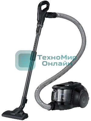 Пылесос Samsung VC18M2150SG/EV серый/черный, 380/1800 Вт, уборка сухая, пылесборник контейнер 1.5 л