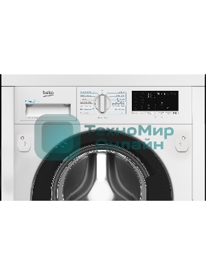 Встраиваемая стиральная машина Beko BI3WBT8721 W