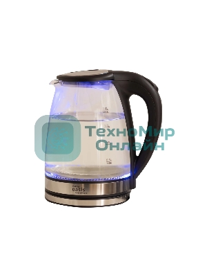 Чайник электрический Oasis K-8GS черный 2 л 2000 Вт