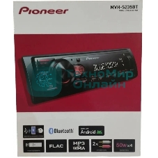 Автомагнитола Pioneer MVH-S235BT 1DIN 4x50Вт 2 RDS