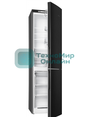 Холодильник Atlant ХМ-4624-151 черный металлик двухкамерный 228/119л морозилка снизу