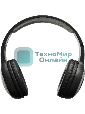 Беспроводные/проводные наушники Digma BT-15 черный/серый, накладные, Bluetooth + проводной, складная конструкция, до 10 ч