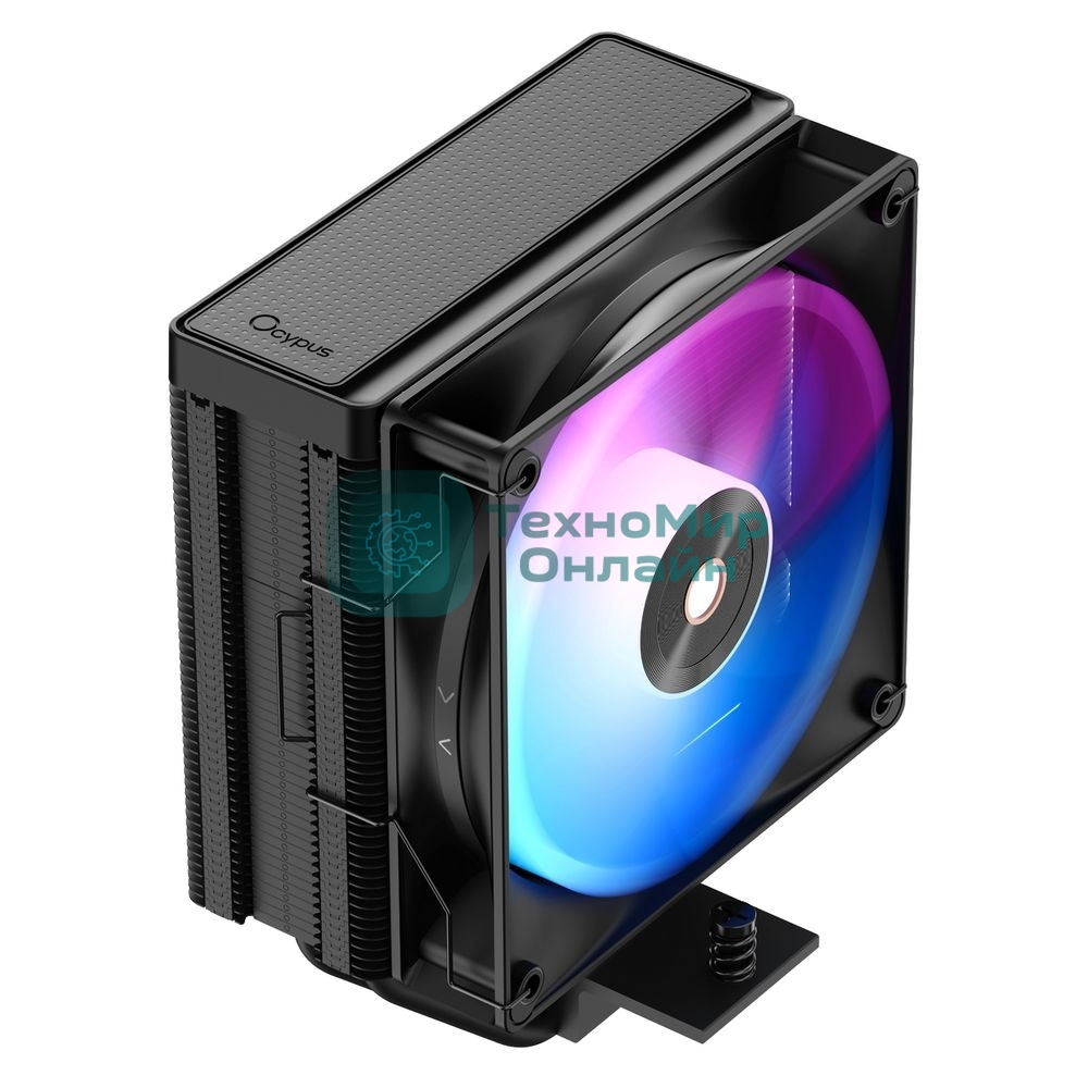 Кулер для процессора Cooler Ocypus Delta A40 BK ARGb Delta-A40-BK1NAWN00X-GL черный 120мм алюминий+медь 2000rpm 29db 4-pin 220W 156мм