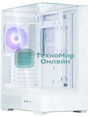 Компьютерный корпус ZALMAN P40 Prism, ATX, белый, WINDOW, 2x3.5