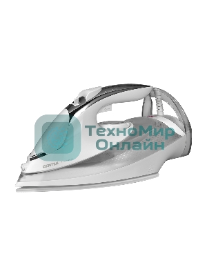 Утюг Centek CT-2334 белый/хром, 3200 Вт, 50 г/мин, 195 г/мин, 300 мл