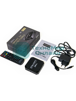 Приставка Смарт ТВ ATOM-216AL (Android TV Box), Allwinner H313, 2/16Gb, АTOMevolution