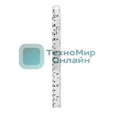 Линейка стальная Deli DL8020Y 200мм нержавеющая сталь