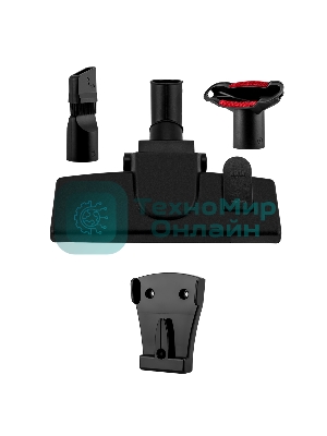 Пылесос вертикальный BRAYER BR4268 серый/красный, питание от сети, 185 Вт, уборка сухая, пылесборник 0,8 л