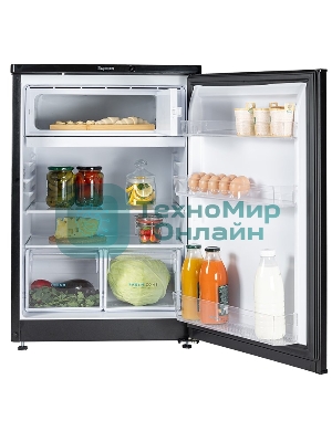 Холодильник Бирюса B508 черный однокамерный 116/34л морозилка сверху