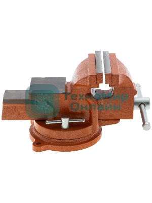 Тиски слесарные Sparta 100мм поворотные с наковальней