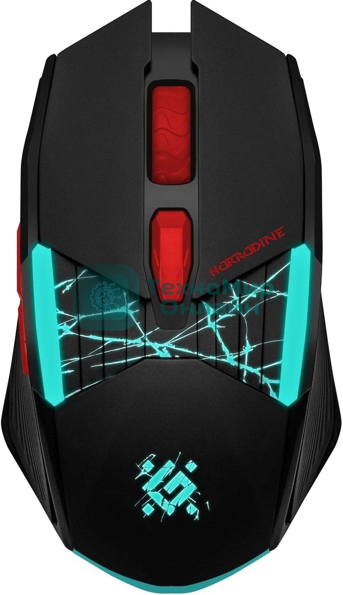 Мышь беспроводная Defender Horrodine GM-237 черный, 3200 dpi, радиоканал, USB, кнопки - 6