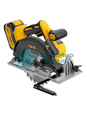 Пила циркулярная аккумуляторная бесщет. Denzel CCSH-BL-20-185, 185 мм, Li-Ion, 20 В