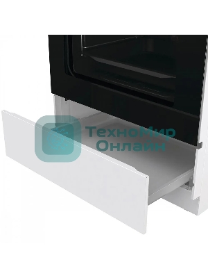 Плита газовая Gorenje GG6A11WF белый, конфорок 4 газовых, духовка 72 л, 60 см x 85 см x 60 см