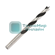 Сверло EDGE by PATRIOT по дереву спиральное 10 мм, W-образная заточка, 1 шт в блистере