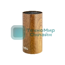 Подставка для ножей универсальная LARA LR05-103 Wood круглая Soft touch 110×225