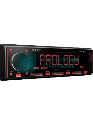 Автомагнитола Prology CMX-260, 1 DIN, Bluetooth, USB Type-A, AUX, пульт ДУ