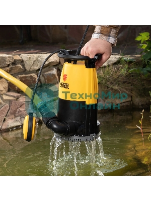 Дренажный насос Denzel DP-900S для чистой и грязной воды, 900 Вт, напор 9 м, 18000 л/ч