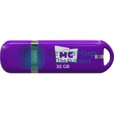 Флешка USB MORE CHOICE МФБ32 Purple (4620202558916), 32GB, USB 3.0, R/W 25/15, фиолетовый