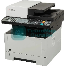 МФУ лазерное Kyocera Ecosys M2040dn (Азия) (1102S33AX0), A4, ч/б, печ. до 40 стр/мин., скан. до 40 стр/мин. (ч/б) 23 стр/мин. (цвет), 1200 x 1200 dpi (печать) 600x600dpi (скан.), USB, RJ-45 (старт.картр. TK-1178)
